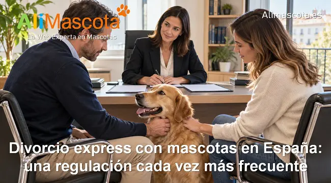 Divorcio express con mascotas en España